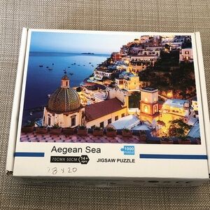 SOLD Colorful Aegean Sea Puzzle, 1000 pieces